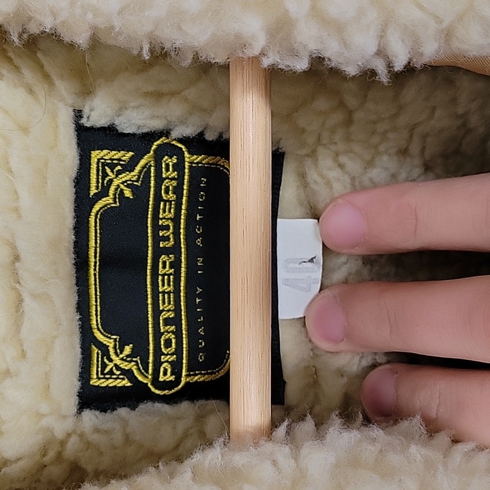 Leather Jacket With Shearling Collar - image 3